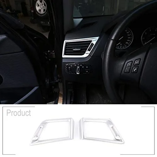 Yiwang, copertura cromata ABS per cruscotto dell’auto, 2 pezzi, per...