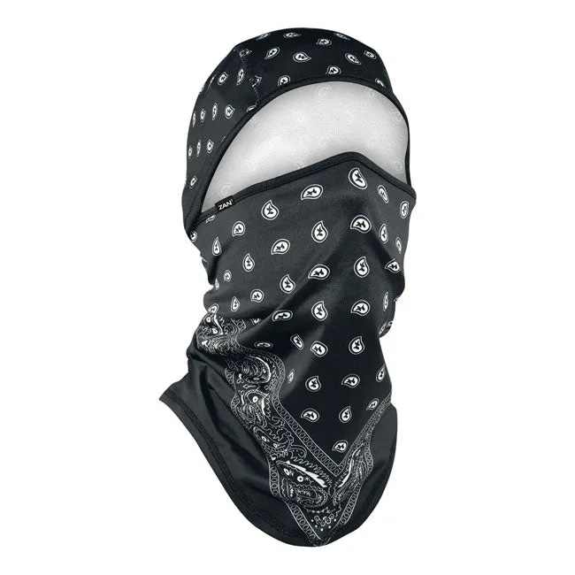 Zanheadgear Passamontagna Sportflex Nero Paisley