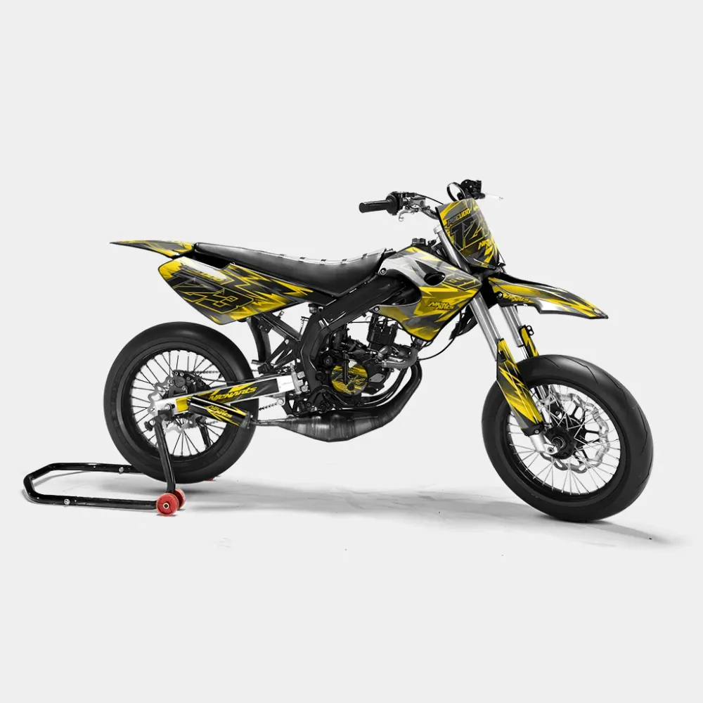 ZÉPHYR - Kit decorativo DERBI 50cc - Giallo scuro