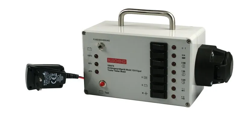 Tester per rimorchio Busching mobile 12 V 13 poli V0216 100478