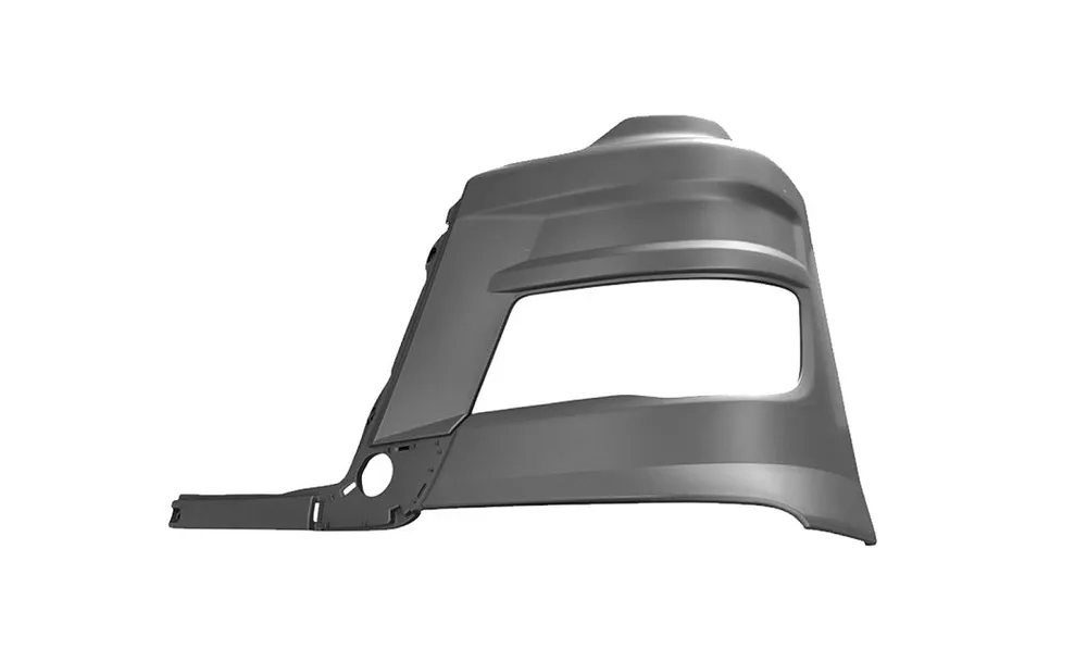 Cornice faro sinistra grigia per Man TGX 2020