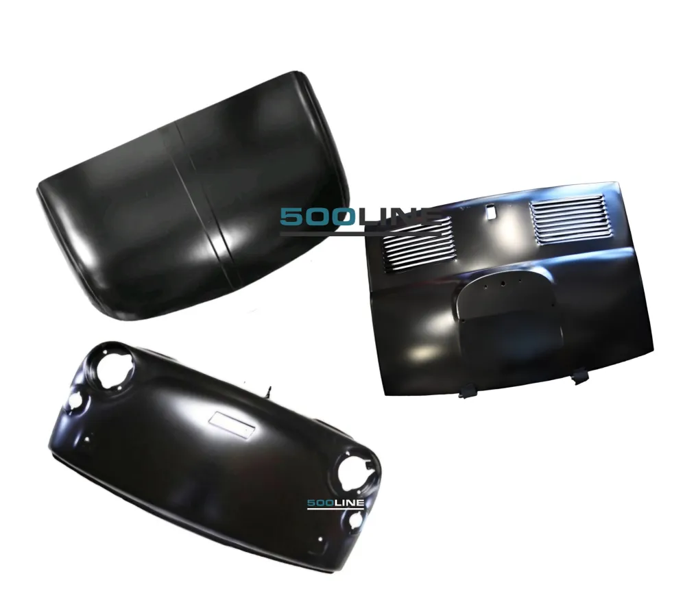 Kit lamierati esterni cofano calandra restauro Fiat 500 R Epoca