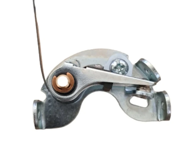 Piastra staffa completa punte platinate spinterogeno Fiat 500 epoca 126