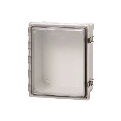 Hinged Clear Cover Twist SS Latch Padlockable ARK1086CHTSST