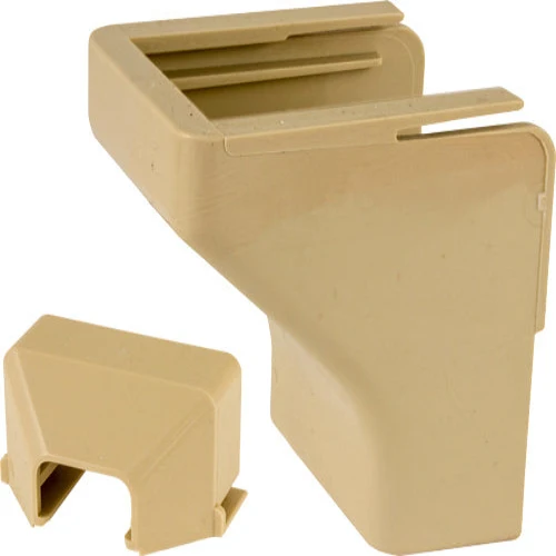 3/4 Ceiling Drop Ivory Surface Raceway 045-TSR1I-50 (Pack 10) con Kit di Montaggio Completo