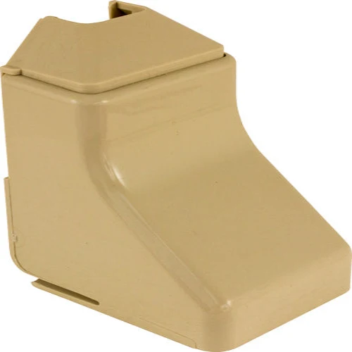 3/4 Ceiling Drop Ivory Surface Raceway 045-TSR1I-50 (Pack 10) con Kit di Montaggio Completo