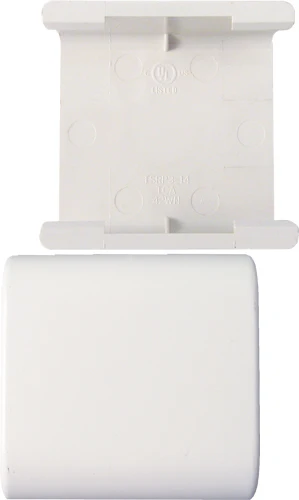 1 3/4 Splice Cover Office White Surface Raceway 045-TSR3FW-14 (Pack 10)