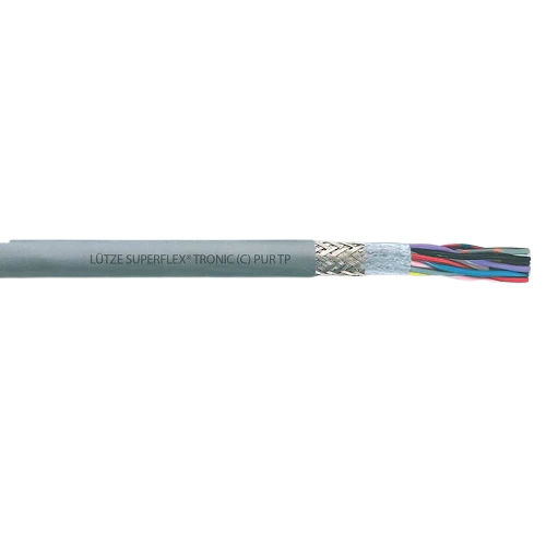 24 Awg 4 Conductor Shielded Lutze Superflex Tronic Pur TP 300V Cables 117170