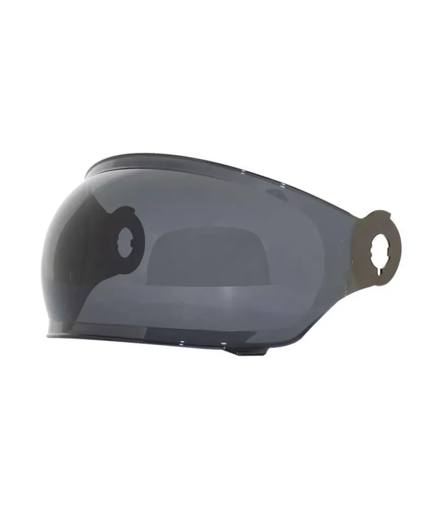 Helmet Visor Torc T-1 Bubble Shield Smoke con 5 Anni di Garanzia
