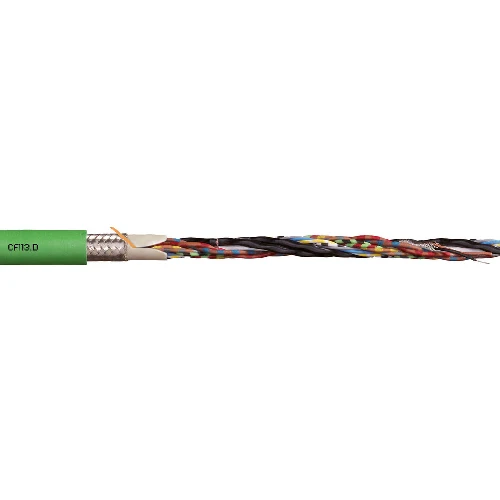 Igus CF113-037-D 24 AWG 6P Stranded BC Shield TC Braid PUR 300V Chainflex CF113-D Servo Motor Feedback Cable