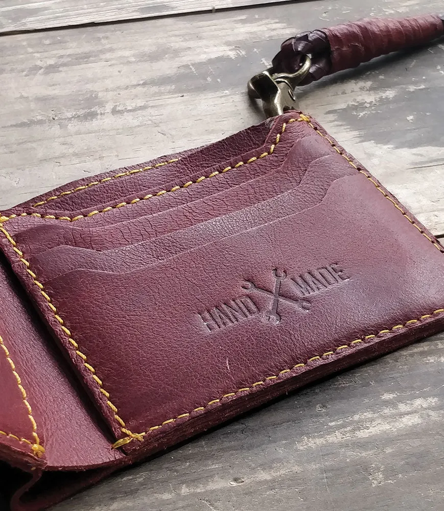 Wallet Moto Ciliegio Red Chain - Trip Machine