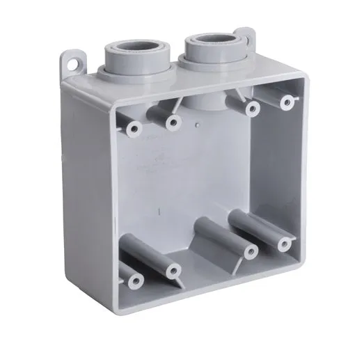 3/4" Weatherproof Box Two Gang FSS Type 1298 (Pack 10)