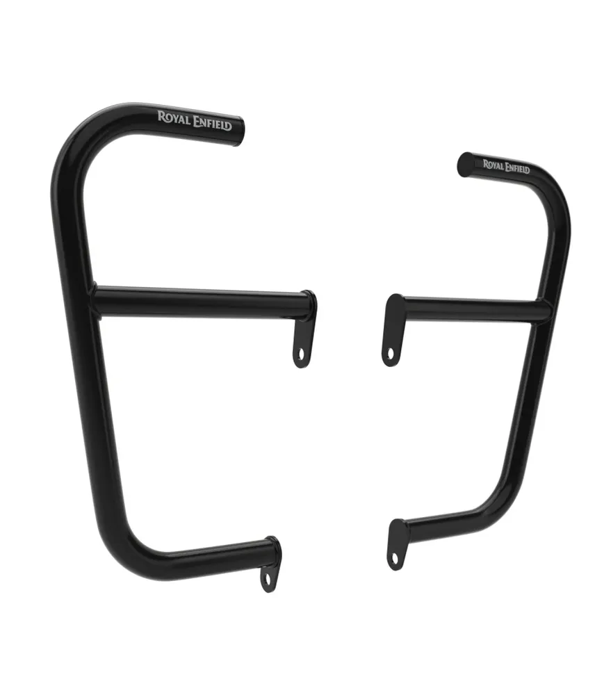 Wide Black Protection Bars Interceptor and Continental GT 650