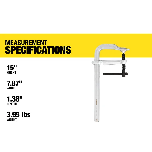 Supporto per Winch 12" F Clamp FC12 (Pack 3)