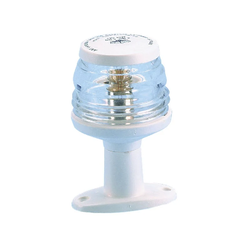 Fanale di fonda 360° alogeno con basetta bianco