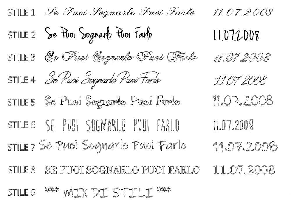 Specchietto da borsetta con iniziale o nome e decoro retro