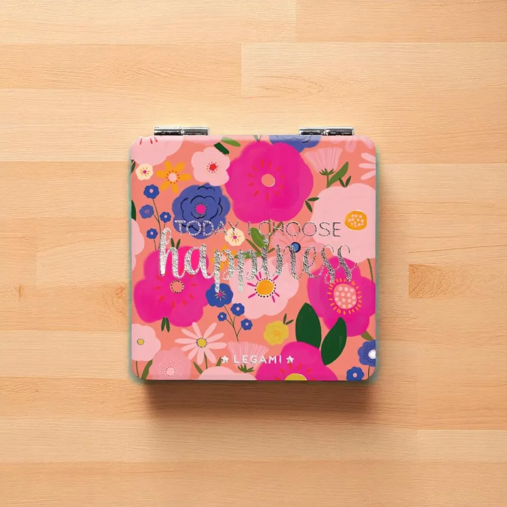 Specchietto da borsetta “Nice To See You” – Flowers – Legami