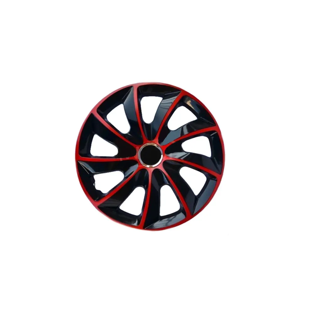 NRM EXTRA STIG RED BLACK 15'' hubcaps red-black 4 pieces