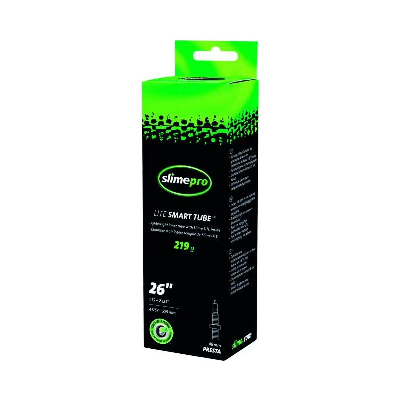Slime Lite Avanzato Tube Camera MTB 26x1.75-2.125 V. Presta