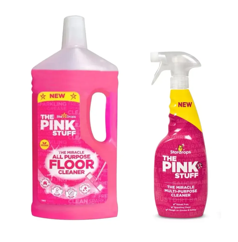 Pink Stuff Set per la pulizia del pavimento per Freni Disco