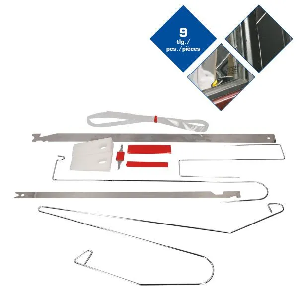 Set apriporta per auto Brilliant Tools 9 pezzi BT511000 - Per Uso Intensivo