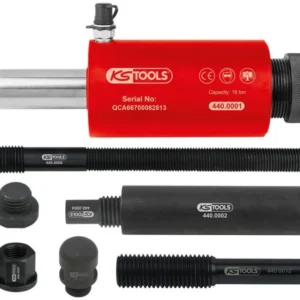 Set di cilindri idraulici push and pull KS Tools 16t 10 pezzi 440.0005 per Alta Temperatura