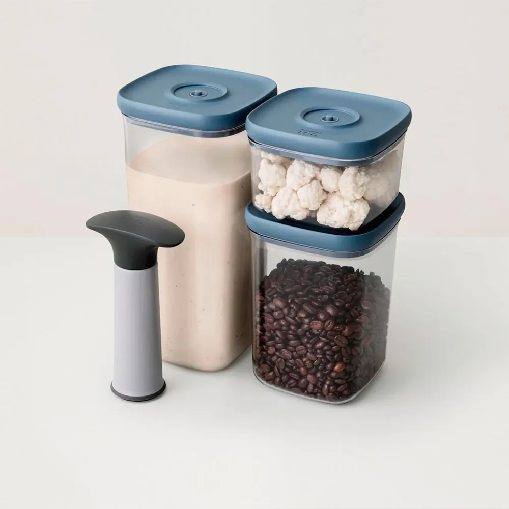 Set di 3 contenitori con pompa per svuotato Berghoff