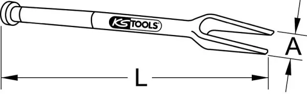 Forcella da taglio e assemblaggio KS Tools 35 mm 670.0094