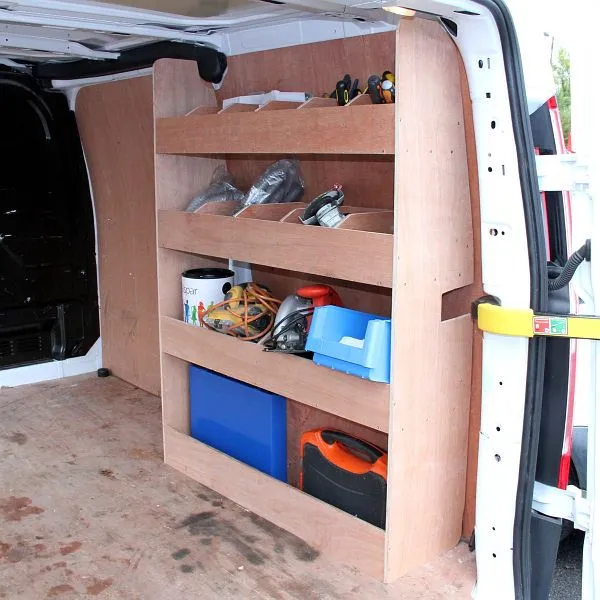 Ripiano per veicolo Monster Ford Transit e rivestimento per moquette nero e set di 5 barattoli di colla versatile 26298