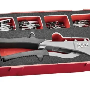 Set di pistole per rivetti Teng Tools FOAM1 81 pezzi TEAHR81