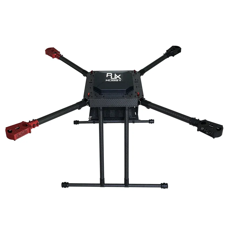 Telaio per drone 4 assi RJX 900mm - Telaio pieghevole per quadricottero con ombrello fibra di carbonio con supporti motore...