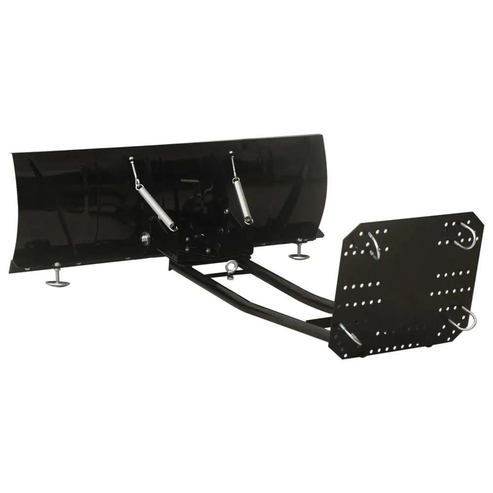 Spazzaneve per ATV 115x38 cm Nero per Protezione da Sassi