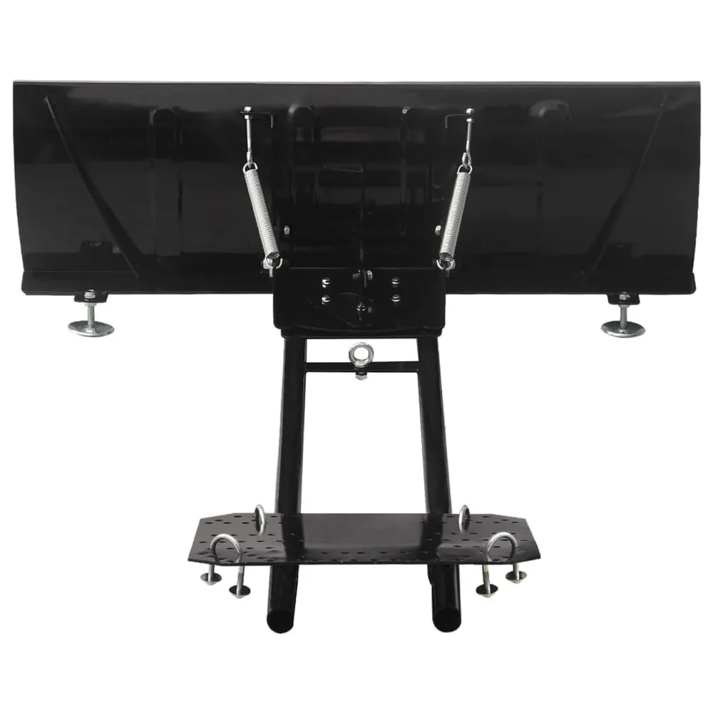 Spazzaneve per ATV 115x38 cm Nero per Protezione da Sassi