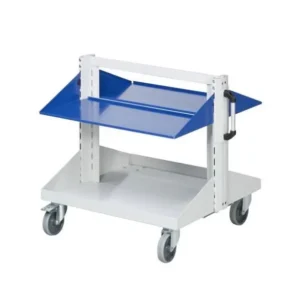 ANKE ripiani per auto base dritti; 800 x 720 x 750 mm; RAL 7035/5010; con 2 x ripiani dritto 350 mm 962.005