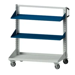 ANKE ripiani per auto base dritti; 1250 x 650 x 1350 mm; RAL 7035/5010; con 2 x ripiani dritto 450 mm 962.141