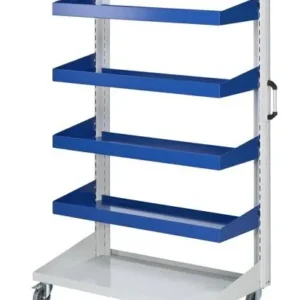 ANKE vasche per auto base; 1250 x 650 x 1950 mm; RAL 7035/5010; con 4 vassoi 450 mm 962.203
