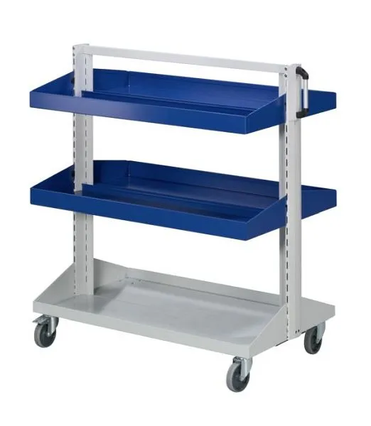 ANKE vasche per auto base; 1250 x 720 x 1350 mm; RAL 7035/5010; con 4 vassoi 350 mm 962.101