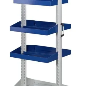 ANKE vasche per auto base; 800 x 720 x 1950 mm; RAL 7035/5010; con 2 x vassoio 250 mm (1 x per lato); 4 x vassoio 350 mm (...