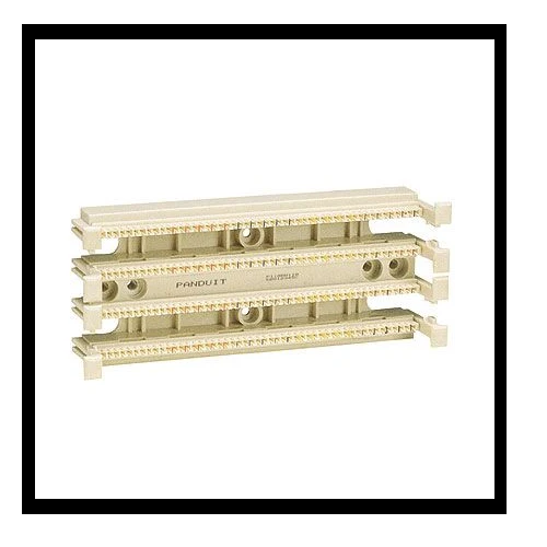 Base di punchdown Pan-Punch P110B100-X, 25 porte, PC trasparente, beige, confezione da 10