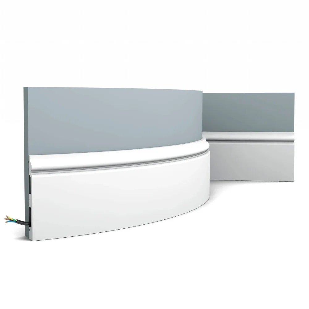 Bordo flessibile SX118F bianco | 18 x 138 x 2000 mm