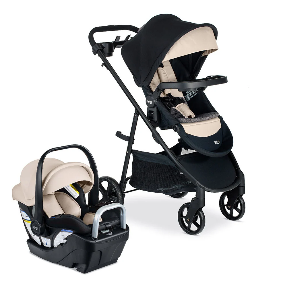 Britax Willow Brook S+ Travel System Alpine Base Sand