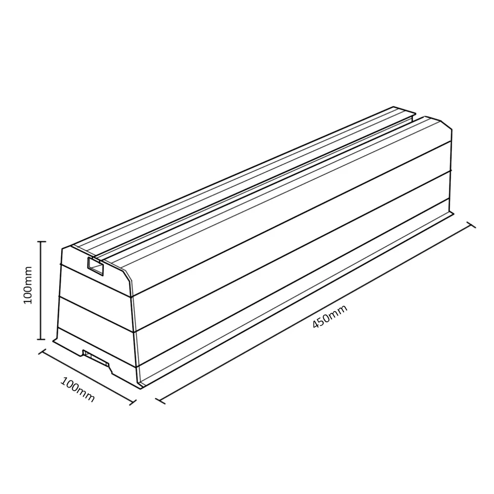 Maclean MC-863 Floor Stand Base Set Air Conditioner Unit 100kg 45cm PVC Massiccio Set