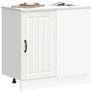 Mobile Base Lavello Lucca Bianco Legno Multistrato