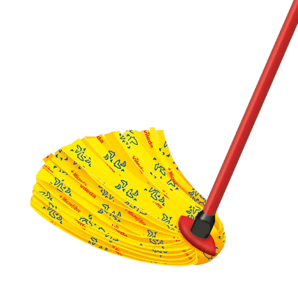 Vileda 142593 Strip Mop SuperMocio Soffice Pole, Super Absorbent
