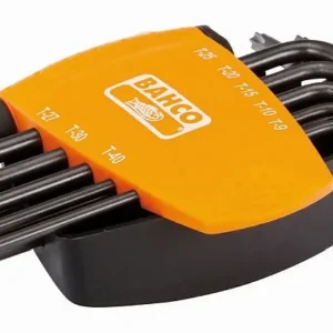Set di cacciaviti offset Bahco 8 pezzi Torx-TTX brunito esteso BE-8675